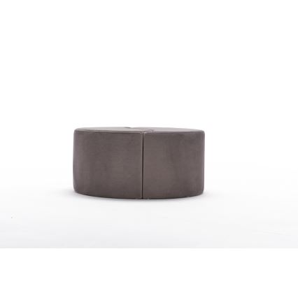 Hocker JING Ø 80 cm, braun