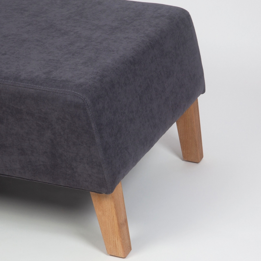 Hocker KATE 60x84 cm grau