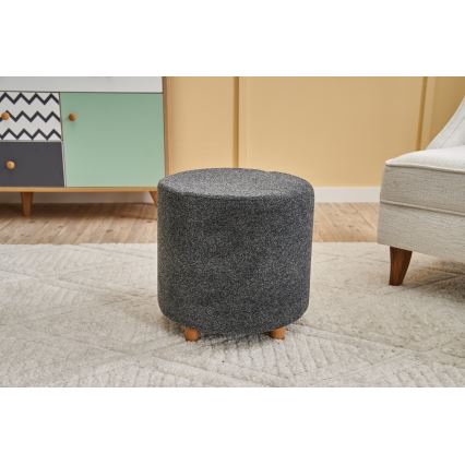 Hocker KIMA Ø 40 cm Anthrazit