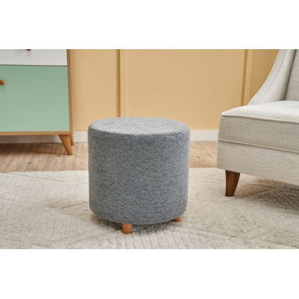 Hocker KIMA Ø 40 cm, grau