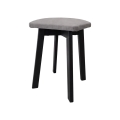 Hocker LUBE 36x36 cm schwarz/grau