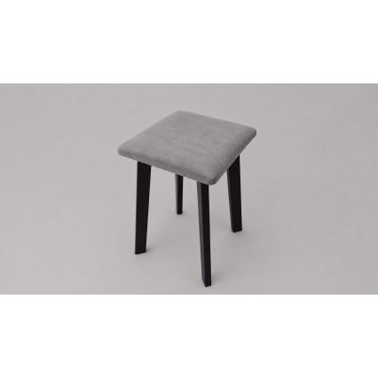 Hocker LUBE 36x36 cm schwarz/grau