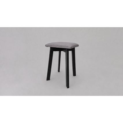 Hocker LUBE 36x36 cm schwarz/grau