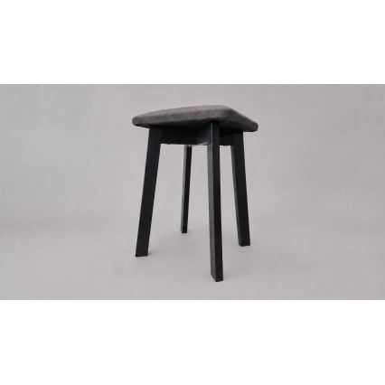Hocker LUBE 36x36 cm schwarz/grau