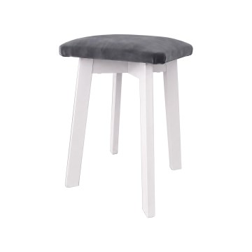 Hocker LUBE 36x36 cm weiß/anthrazit