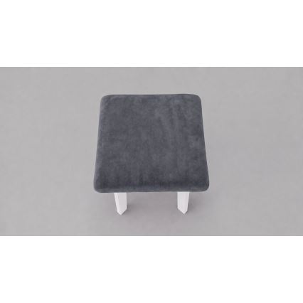 Hocker LUBE 36x36 cm weiß/anthrazit