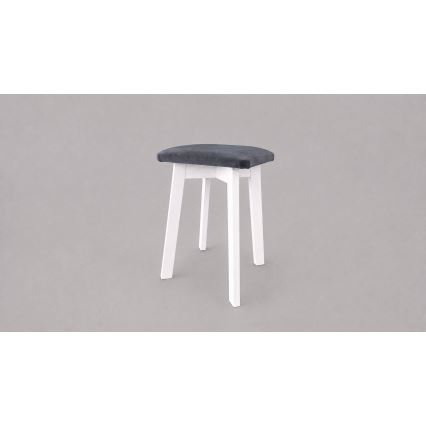 Hocker LUBE 36x36 cm weiß/anthrazit