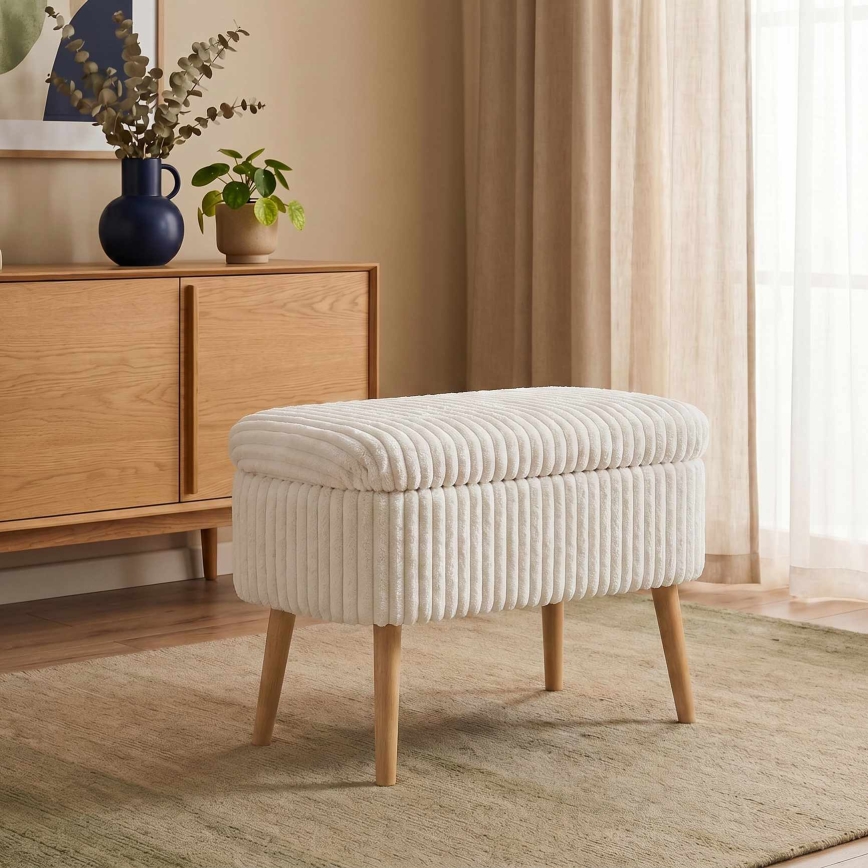 Hocker MOLIS 35x60 cm, weiß