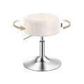 Hocker NUBE, Ø 38,5 cm, weiß