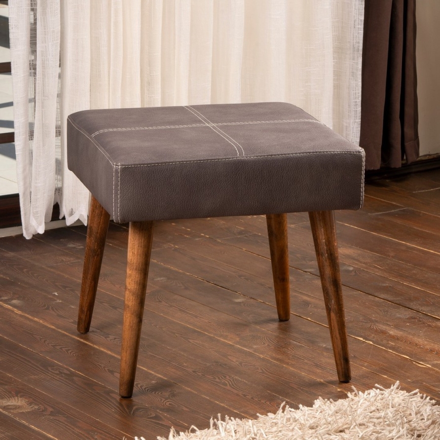 Hocker NUTO 46x46 cm Anthrazit