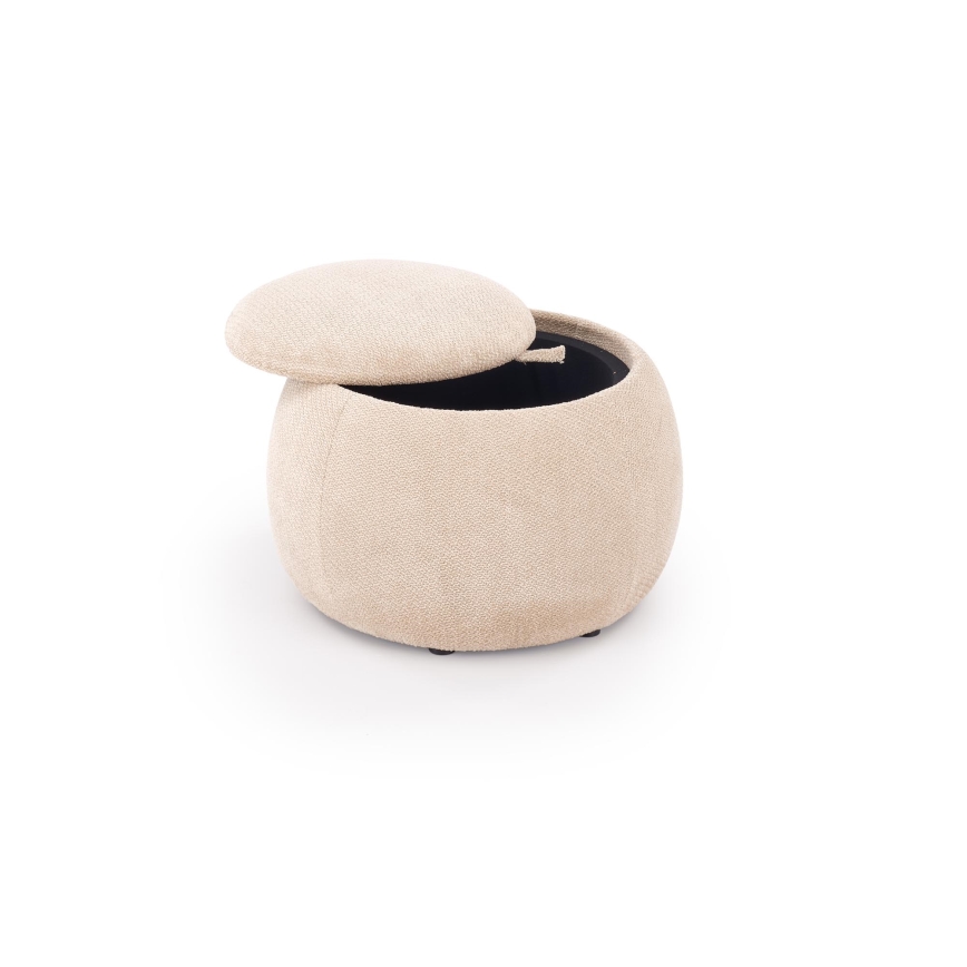 Hocker PAKS Ø 50 cm beige