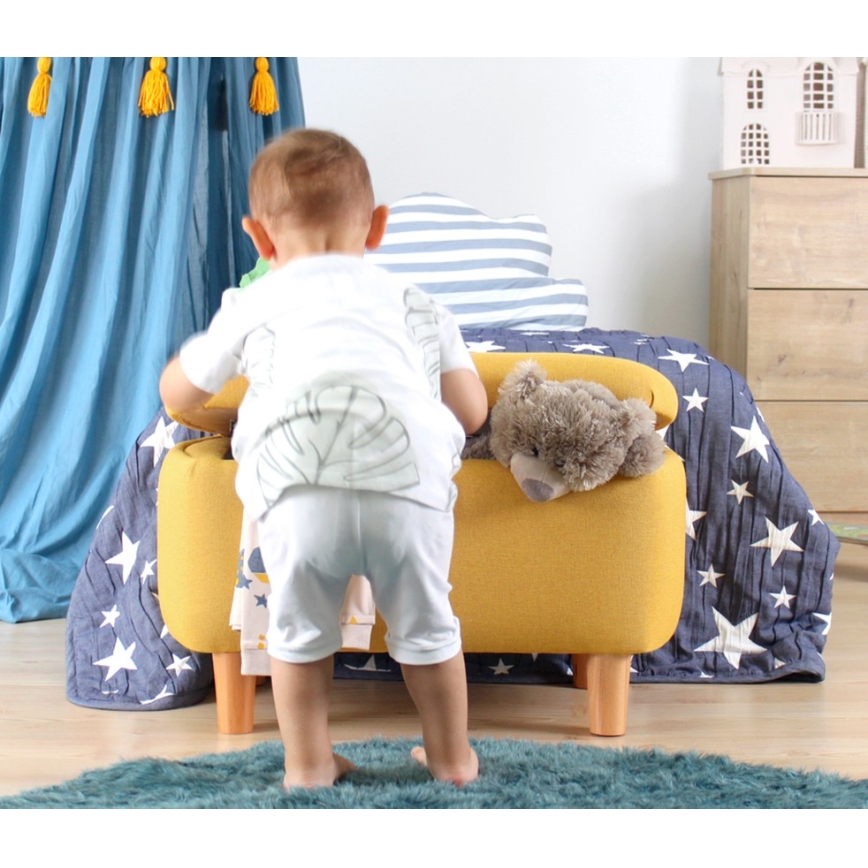 Hocker PIXI 37x61 cm gelb