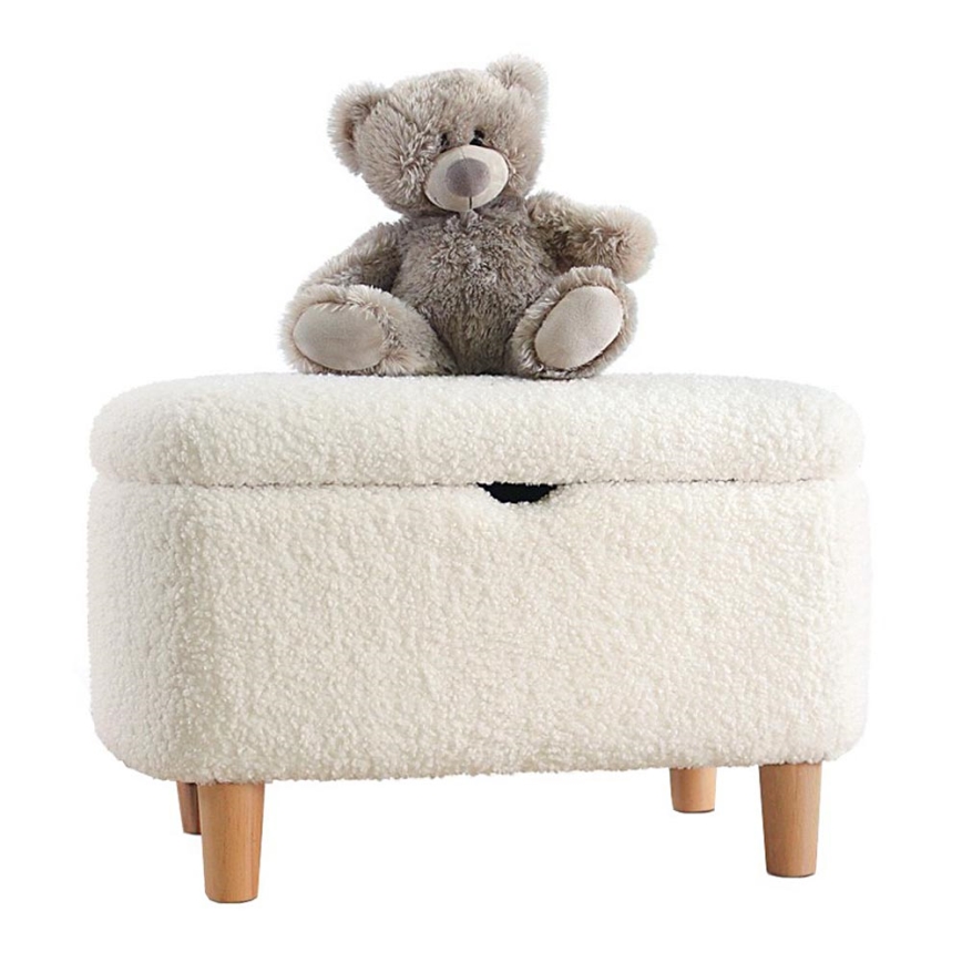 Hocker PIXI 37x61 cm weiß