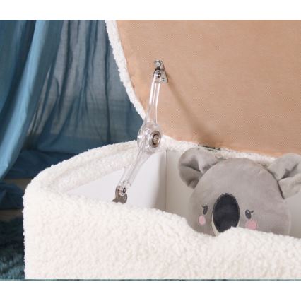 Hocker PIXI 37x61 cm weiß