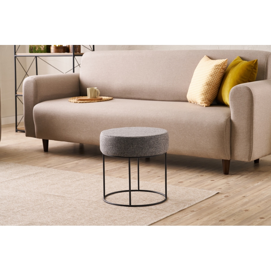 Hocker RELO Ø 40 cm Anthrazit