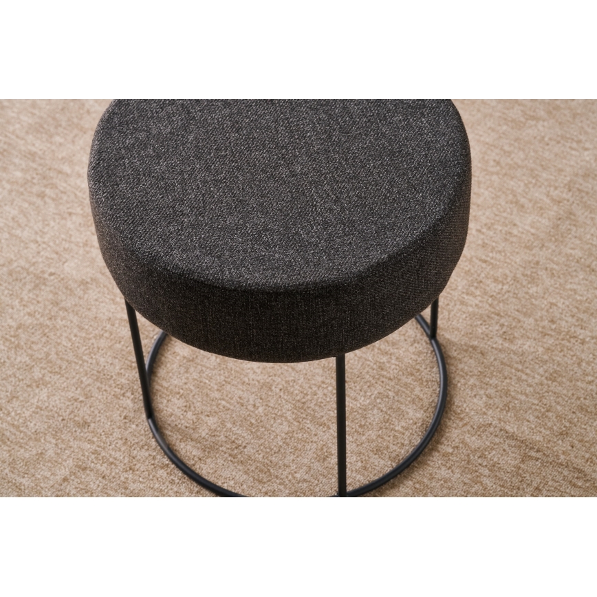 Hocker RELO Ø 40 cm, dunkelbraun