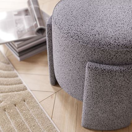 Hocker ROCKET Ø 39 cm grau