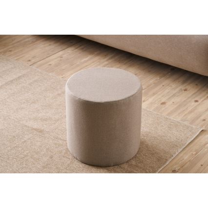 Hocker RONDO Ø 40 cm beige