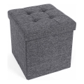 Hocker SULTAN 38x38 cm grau