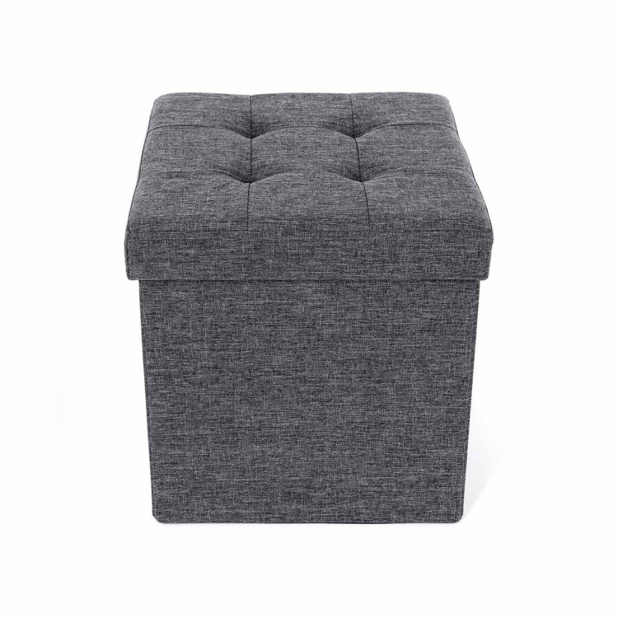 Hocker SULTAN 38x38 cm grau