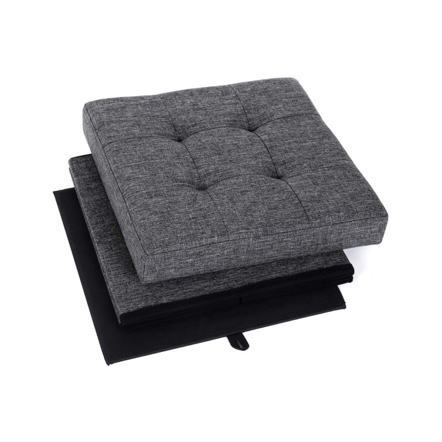 Hocker SULTAN 38x38 cm grau