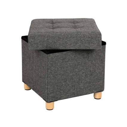 Hocker SULTAN 38x40 cm dunkelgrau