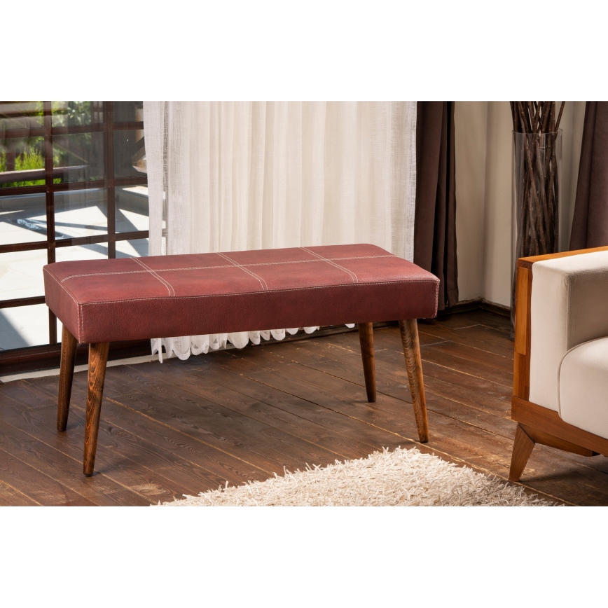 Hocker VITO 46x92 cm rot