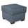 Hocker VIVA 51x51 cm blau