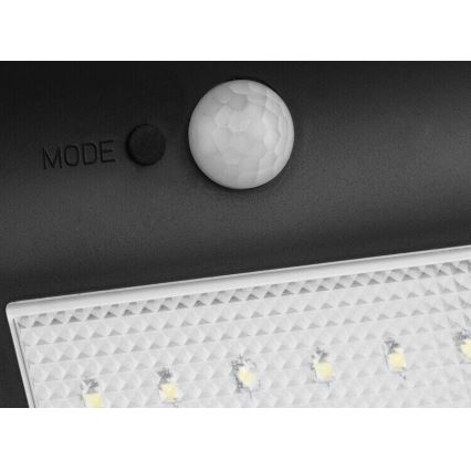 HÖFFTECH - LED-Solar-Wandleuchte mit Bewegungs- und Dämmerungssensor LED/3,7V 2200 mAh IP44