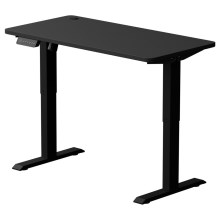 Höhenverstellbarer Schreibtisch LEVANO 120x60 cm schwarz