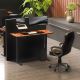 Höhenverstellbarer Schreibtisch LEVANO 140x60 cm Holz/schwarz