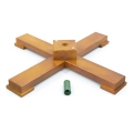 Holz-Weihnachtsbaumständer mit Halterdurchmesser 33 mm