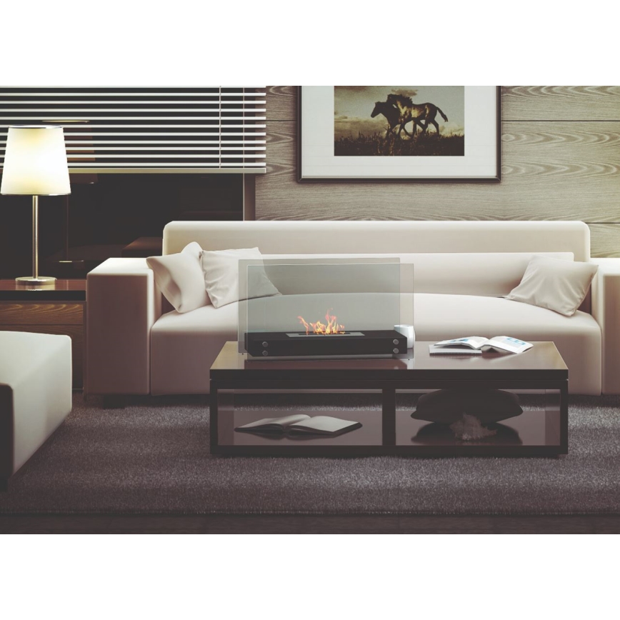 Kratki - BIO-Kamin 40,2x70 cm 2 kW schwarz