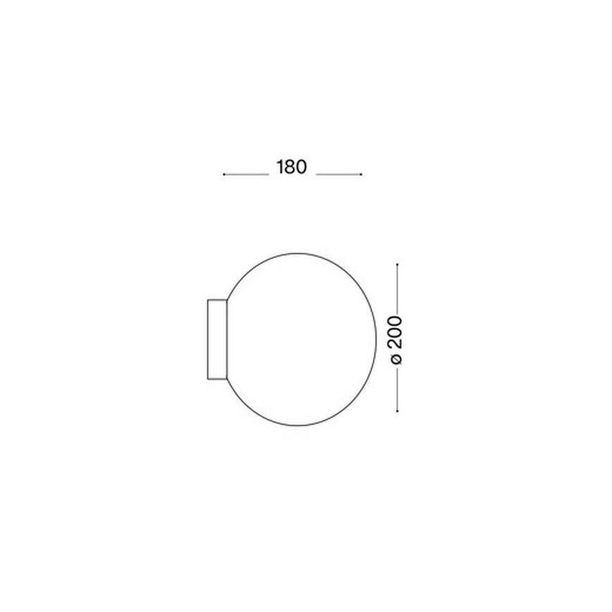 Ideal Lux 59815 - LED RGBW dimmbare Wandleuchte MAPA 1xE27/9W/230V 2700-6500K