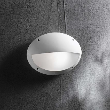 Ideal Lux - Außen-Wandleuchte POLAR 1xE27/23W/230V IP66 weiß