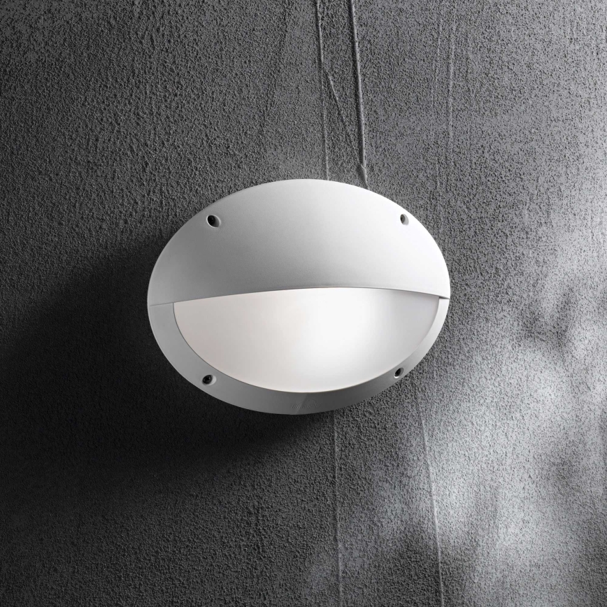 Ideal Lux - Außen-Wandleuchte POLAR 1xE27/23W/230V IP66 weiß