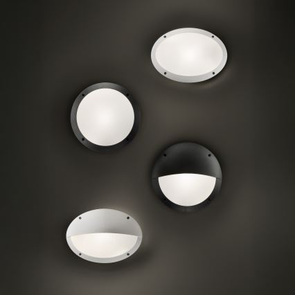 Ideal Lux - Außen-Wandleuchte POLAR 1xE27/23W/230V IP66 weiß