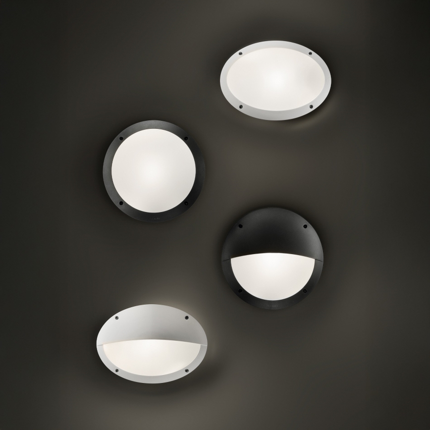 Ideal Lux - Außen-Wandleuchte POLAR 1xE27/23W/230V IP66 weiß