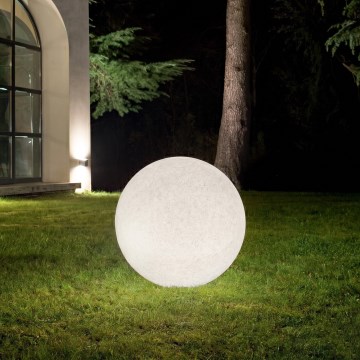 Ideal Lux - Außenleuchte DORIS 1xE27/60W/230V Ø 48 cm IP44 grau