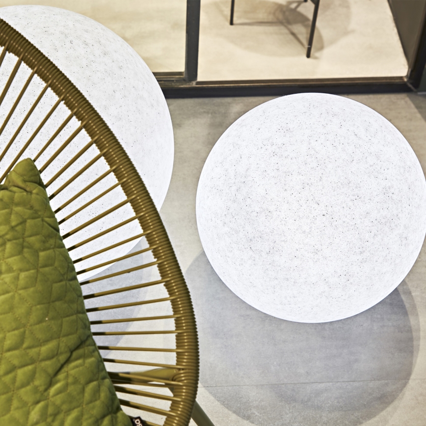 Ideal Lux - Außenleuchte DORIS 1xE27/60W/230V Ø 48 cm IP44 grau