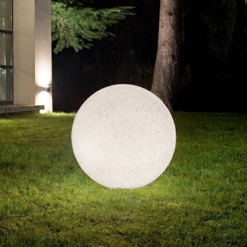 Ideal Lux - Außenleuchte DORIS 1xE27/60W/230V Ø 58 cm IP44 grau