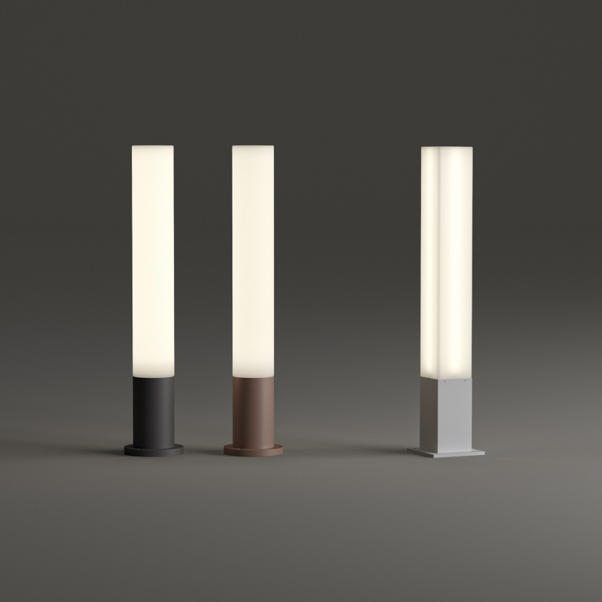 Ideal Lux - Außenleuchte EDO OUTDOOR 1xGX53/15W/230V 80 cm IP65 braun