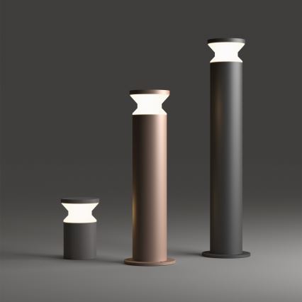 Ideal Lux - Außenleuchte TORRE 1xE27/15W/230V 80 cm IP65 anthrazit