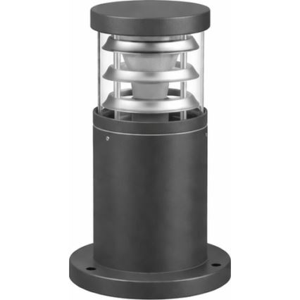 Ideal Lux - Außenleuchte TRONCO 1xE27/42W/230V 25 cm IP65 anthrazit