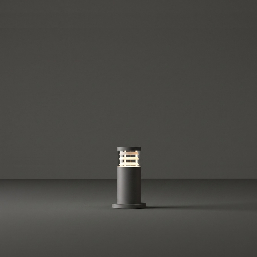 Ideal Lux - Außenleuchte TRONCO 1xE27/42W/230V 25 cm IP65 anthrazit