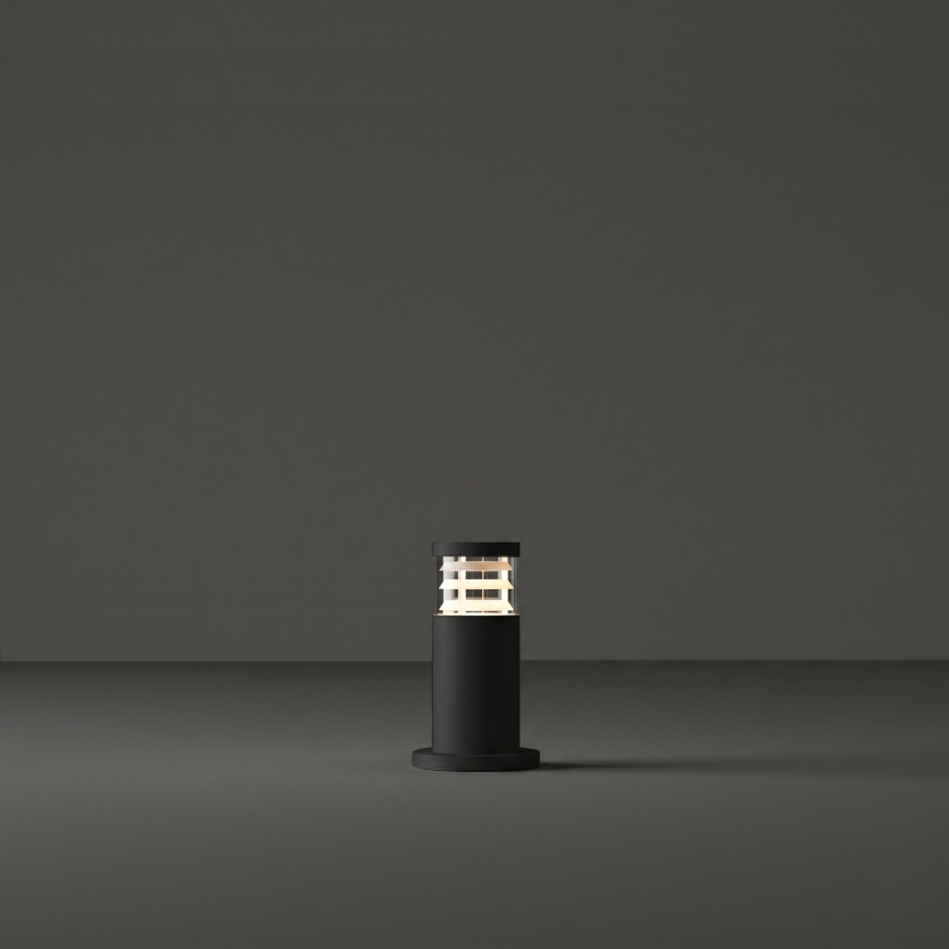 Ideal Lux - Außenleuchte TRONCO 1xE27/42W/230V 25 cm IP65 schwarz