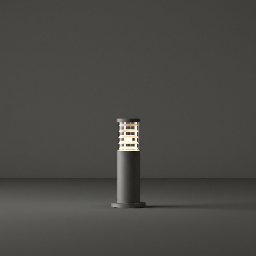 Ideal Lux - Außenleuchte TRONCO 1xE27/42W/230V 40 cm IP65 Anthrazit