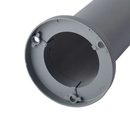 Ideal Lux - Außenleuchte TRONCO 1xE27/42W/230V 60 cm IP65 Anthrazit