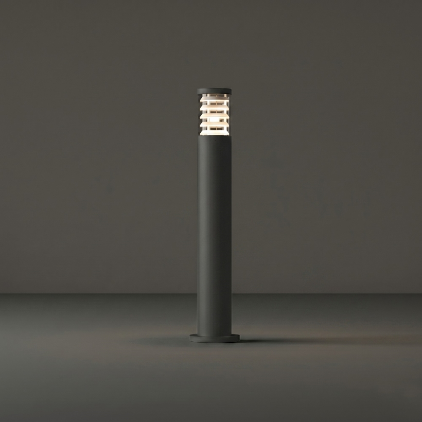 Ideal Lux - Außenleuchte TRONCO 1xE27/42W/230V 80 cm IP65 anthrazit