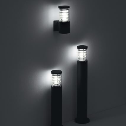 Ideal Lux - Außenleuchte TRONCO 1xE27/42W/230V 80 cm IP65 anthrazit